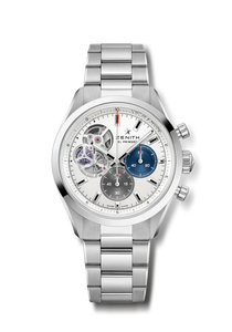 CHRONOMASTER OPEN CHRONOGRAPH 1/10TH OF SECOND AUTOMATIC SILVER DIAL