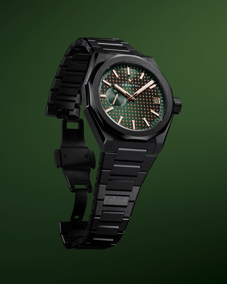 DEFY SKYLINE CERAMIC AMERICAS EDITION METALLIC GREEN DIAL – Chatel