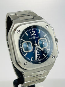 BR05 Chronograph 42mm Automatic Blue Dial Steel