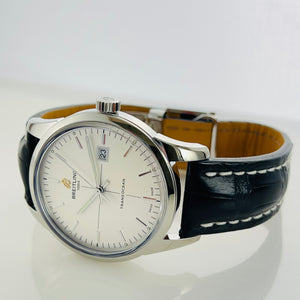 BREITLING TRANSOCEAN DATE AUTOMATIC SILVER DIAL