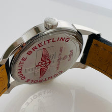 Load image into Gallery viewer, BREITLING TRANSOCEAN DATE AUTOMATIC SILVER DIAL