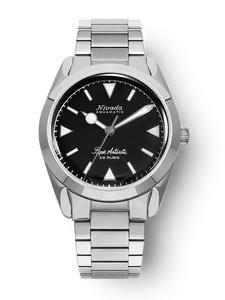 SUPER ANTARCTIC WHITE LUM WITH STEEL BRACELET