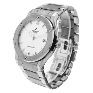 HUBLOT CLASSIC FUSION 45MM TITANIUM SILVER DIAL