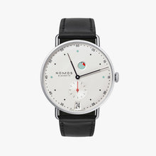 Load image into Gallery viewer, METRO DATE POWER RESERVE 37 WHITE SILVER 1101