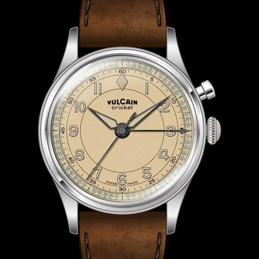 COMING SOON!  VULCAIN CRICKET CLASSIC 36MM GOLDEN NUMBERS